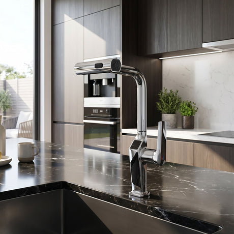 Touchless Kitchen Faucet With LED Display