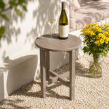 Round Outdoor Side Table