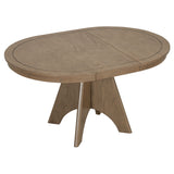 Extendable Dining Table With Sturdy Crossed Legs