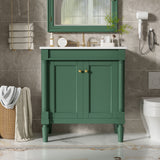 Bathroom Vanity Cabinet With Sink, Soft Close Doors, Storage Cabinet