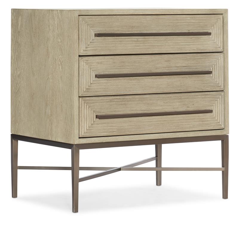 Cascade Three-Drawer Nightstand - 6120-90115-80