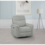 Beacon - Power Swivel Recliner With USB Charging And Adjustable Recline