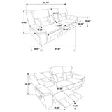 Brazelton - Pillow Top Arm Motion Living Room Set