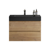 Alice - Bathroom Vanity With Sink, Large Storage, Wall Mounted
