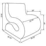 Austin - Armless Curved Chair