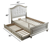 Contemporary Style Bed With Trundle