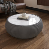 Drum Shaped Coffee Table