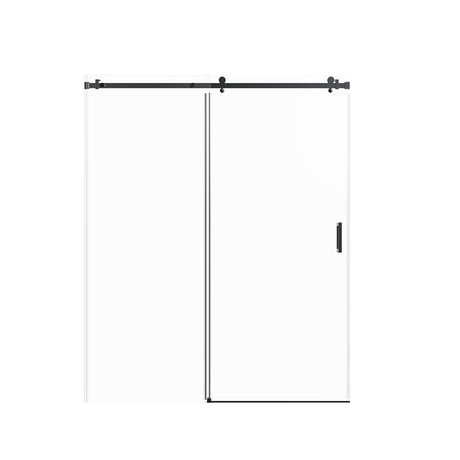 Frameless Single Sliding Shower Door, Sgcc Tempered Glass, Reversible