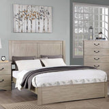 Bed With 2 Panel Headboard