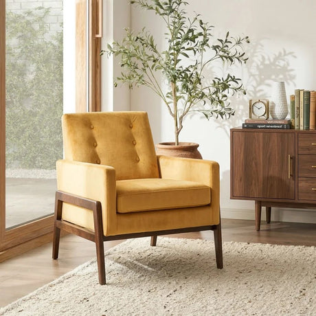 Cole - Solid Wood Lounge Chair