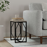 Selma - Handcrafted Metal And Wood Accent Table