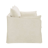 Shane - Loveseat With 2 Pillows - Beige
