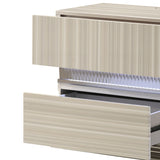 Leonor - 2 Drawer Nightstand - Gray