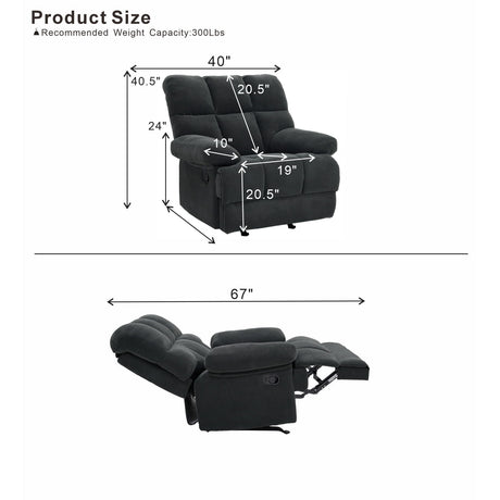 Manual Rocker Recliner Chair