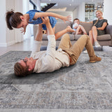 Marfi - 6' X 9' Oriental Area Rug - Ivory / Beige