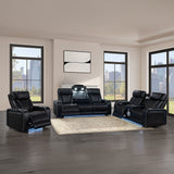 Electra - Power Reclining Set With Power Headrests, Massage And LED Lighting