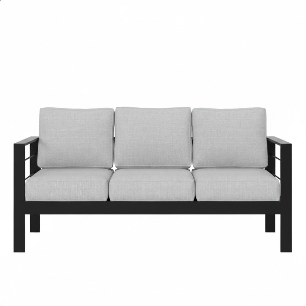 All-Weather Patio Sofa & Cushions, 3 Seat Outdoor Couch