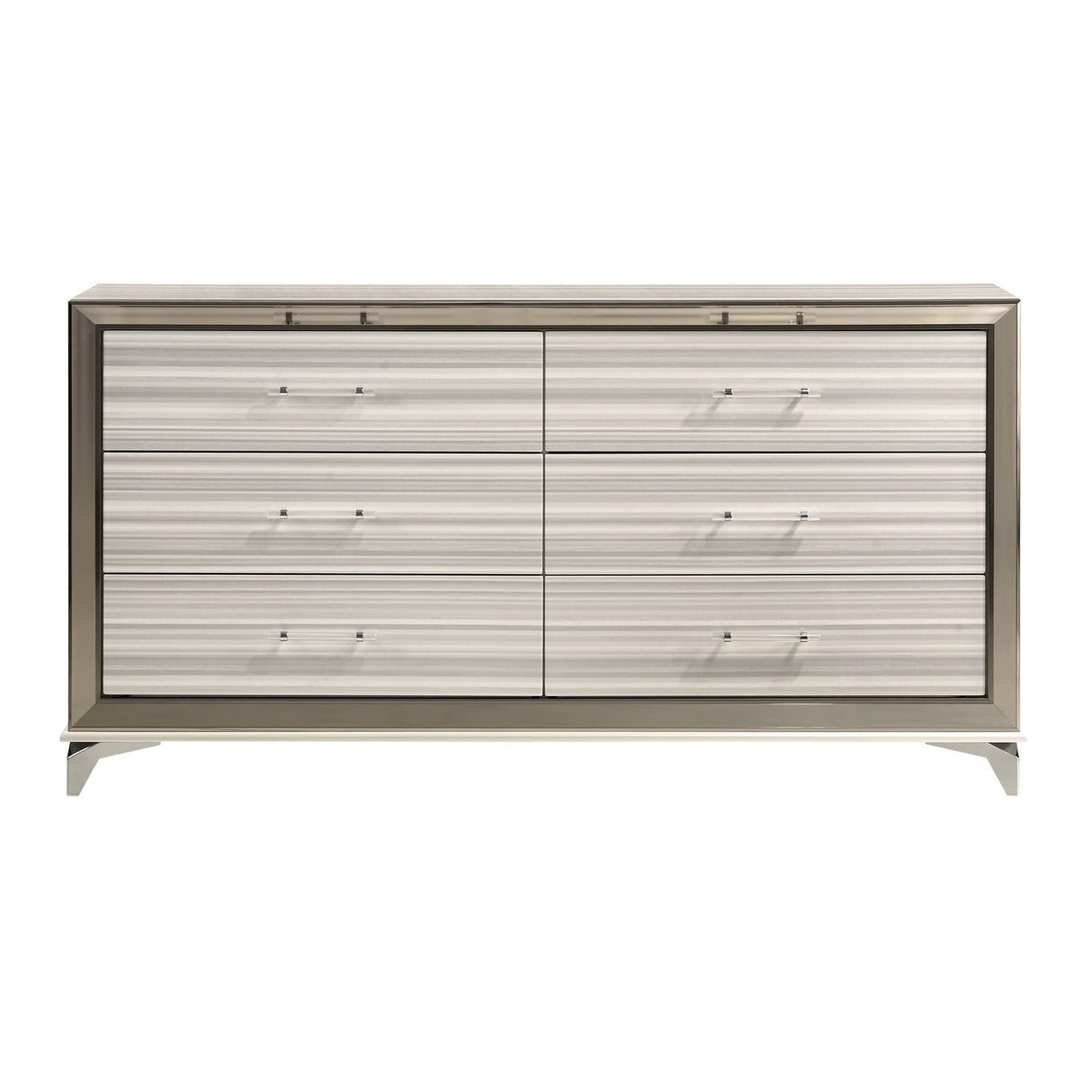 Star - 5 Pieces Bedroom Set Modern Design With LED