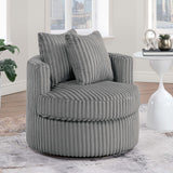 Swivel Upholstered Accent Chair For Living Room