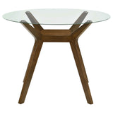 Flynn - Round Counter Height Dining Table - Brown