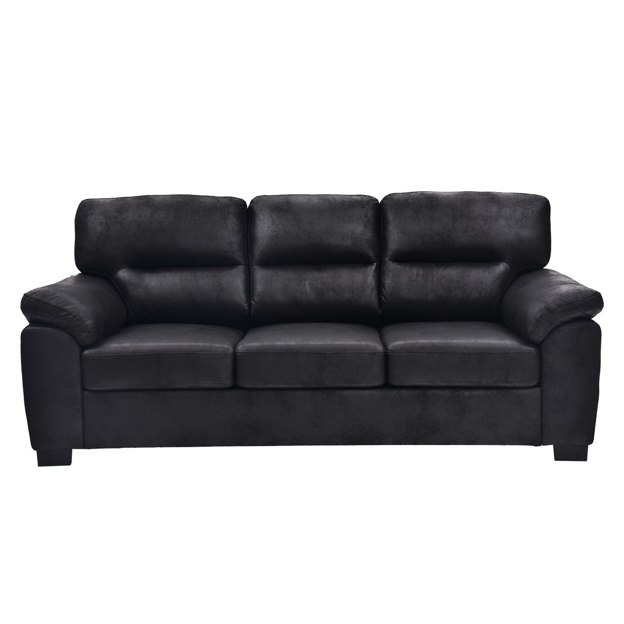 3 Seater Sofa With Padded Armrests And Triangular Leg