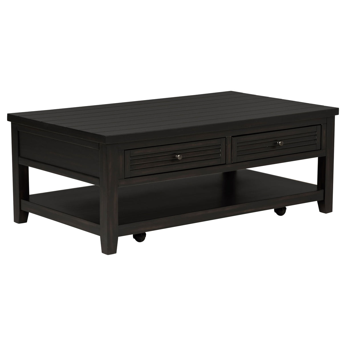 Sutter - 2 Piece Coffee And End Table Set - Dark Brown