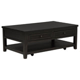 Sutter - 2 Piece Coffee And End Table Set - Dark Brown