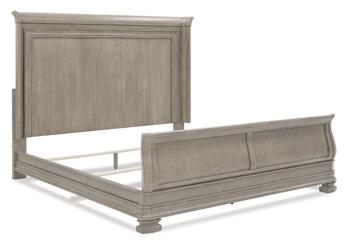 Lexorne Queen Sleigh Footboard with Rails - B924-54