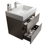 Alice - Bathroom Vanity With Sink, Wall Mounted, Floating