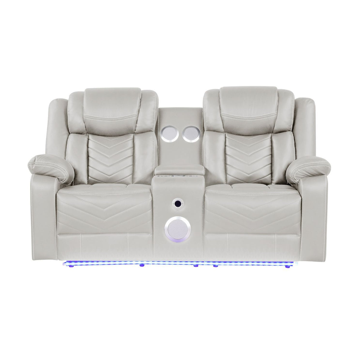 Challenger - LED Power Recliner Loveseat