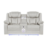 Challenger - LED Power Recliner Loveseat
