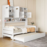 Daybed & All-In-One Cabinet And Shelf