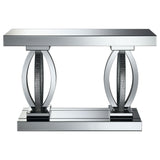 Drea - Entryway Sofa Console Table - Silver