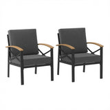 Outdoor Patio Armchair, All Weather (Set of 2)