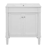 Bathroom Vanity Cabinet With Sink, Soft Close Doors, Storage Cabinet