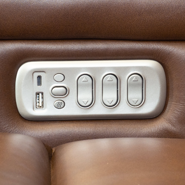 ZFLEXST 1750-64P5 705-70 OASIS BROWN LOVESEAT - 1750-64P