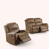 Modern Living Room Set With Square Armrest, Cushion Backrest