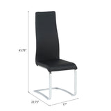 High Back Side Chairs Dining Chairs With Padded Upholstery (Set of 4)