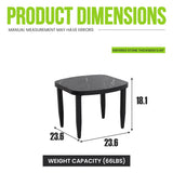 Outdoor Elegance Table, Rounded Corners