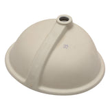 Elegant Ceramic Oval Undermount Bathroom Sink With Overflow