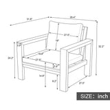 4 Piece Patio Sofa Set