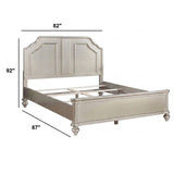 Traditional Design Panel Bed