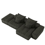 Modern Oversized Diy Combination, Modular Sectional Sofa With Pillows