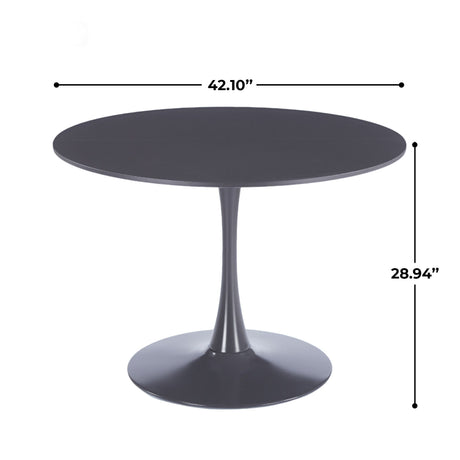 Round Tulip Table, Pedestal Design