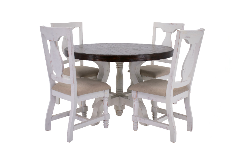 Tiffany Dining Set - 681TTNWG+681TBNWG+681CHNWx4