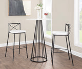 Modern Charlotte - Contemporary Fixed Height Barstool (Set of 2)
