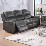 Modern Reclining Sofa With Padded Seat And Backrest