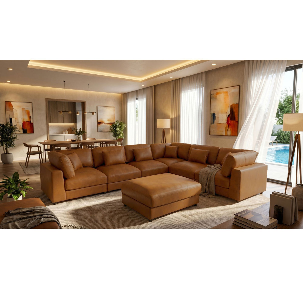 Modular Sectional With Removable Cushions