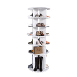 Spinning Shoe Rack, Free Standing 360° Revolving Shoe Organizer