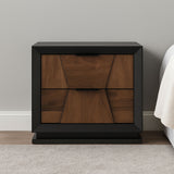 Houston - 2 Drawer Nightstand - Walnut
